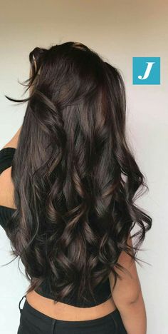 Hair color Black Hair With Coffee Highlights, Cold Brew Hair Color, Rich Dark Brown Hair Color, Black And Dark Brown Hair, Dark Hair Black, Balayage For Dark Hair, Dark Brown Hair Balayage, Rambut Brunette, Brown Hair Shades