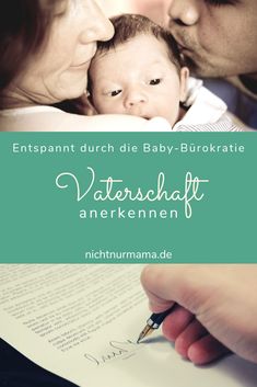 a man and woman holding a baby in their arms with the words watermark an deren