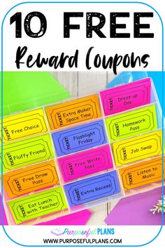 Colorful reward tickets neatly arranged in a container. Teacher Desk Ideas, Classroom Teacher Desk, Teacher Desk Decor, Character Building Activities, Teacher Self Care, Classroom Economy