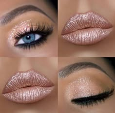 I need this in my life Summer Makeup Looks, Elf Makeup, Nails Glitter, Glitter Ombre, Makeup Tricks, Ideas Nails, Make Up Nails