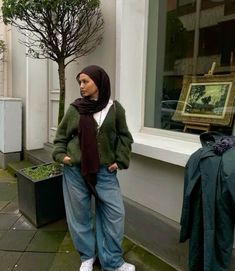 Hijabi Fits Ideas, Winter Fits Hijabi, Fall Hijabi Outfits, Hijab Streetwear Outfit, Summer Hijabi Outfits, Streetwear Hijab, Hijabi Winter Outfits