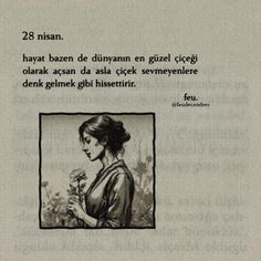 an old book with a drawing of a woman holding a flower in her right hand