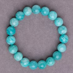 An Amazonite Bracelet is a striking addition to any wardrobe. Made from authentic Amazonite stones, this bracelet not only offers a unique and eye-catching design, but also provides potential benefits such as increased creativity and communication. As an expert in the industry, we can confidently assert that this bracelet is a must-have for anyone looking to enhance their style and well-being. Increase Creativity, Amazonite Bracelet, Amazonite Stone, Well Being, 9 And 10, Communication, Benefits, Bracelet, Beads