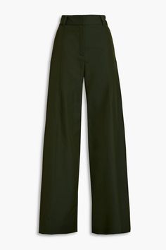 Dark Green Pants, Pants For Woman, Wideleg Pants, Ink Clothes, Loungewear Luxury, Style Inspiration Winter, Green Pants, Tapered Pants, Winter Dresses