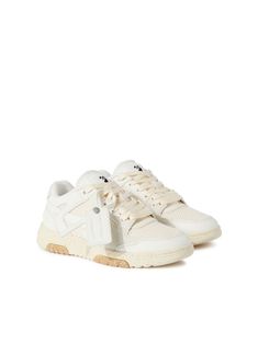 Classic Off White Sneakers For Streetwear, Classic Off-white Sneakers For Streetwear, Beige Logo Sneakers For Streetwear, Sporty Beige Sneakers With Logo, Office Sneakers, Out Of Office, Zip Ties, Dyeing Process, White Label