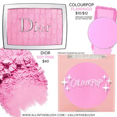 Cool Pink Blush, Dior 001 Pink, Dior Blush, Dior Backstage, Makeup List, Nars Blush, Blush On, Fancy Makeup, Beauty Goals