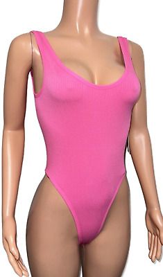 Barbie Pink Ribbed Bodysuit Nwts Casual 80’s Party Top Gym Yoga Glam Nwt Costume  | eBay Fairycore Princess, Pink Texture, Pink Ribbed, Cami Bodysuit, Modern Western, Pink Lingerie, Ribbed Bodysuit, Gym Yoga, Holiday Looks