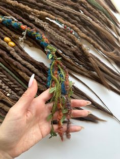 Dreadlock Ideas, Dreads Extensions, Wool Dreadlocks, Dread Extensions, Hair Wraps, Health And Beauty, Dreadlocks, Wool, Health