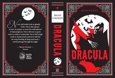 the back and front cover of dracula