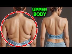 a woman's back and upper body are shown with red circles around the image