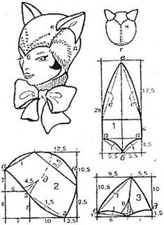 the instructions for how to make an origami cat mask with paper and scissors