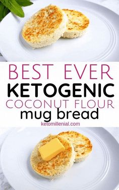 the best ever ketogenic coconut flour bread is made with only 3 ingredients