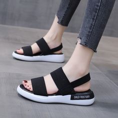 Shipping: Worldwide Express Shipping AvailableDelivery time: 7-15Days Fast ShippingReturns: Fast refund, 100% Money Back Guarantee.Brand Name: shijunyiHeel Height: Low (1cm-3cm)With Platforms: YesPlatform Height: 0-3cmSandal Type: BasicOrigin: Mainland ChinaOccasion: CasualUpper Material: Stretch FabricOutsole Material: TPRBack Counter Type: Ankle StrapPattern Type: SolidSide Vamp Type: OpenFit: Fits true to size, take your normal sizeStyle: FashionHeel Type: WedgesLining Material: NONEClosure T Sandals 2022, Basic Heels, Womens Sandals Summer, Casual Sport, Sport Sandals, Sandals Women, Beach Shoes, Up Shoes, Sandal Fashion