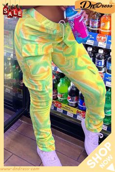 Rose Blends Elastic Fly Mid Print Straight Pants Bottoms Camouflage Jumpsuit, Patch Pants, Half Sleeve Jumpsuit, Collar Jumpsuit, Tie Dye Jumpsuit, Solid Color Jumpsuits, Yellow Pants, Backless Jumpsuit, Solid Color Pants