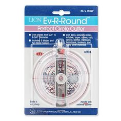 Shop Lion Ev-R-Round Circle Cutter Circle Cutter 20445585, read customer reviews and more at HSN.com. Sewing Supplies Organization, Paper Craft Tools, Scissors Crafts, Sewing Supplies Storage, Scrapbooking Tools, Yo-yos, Embroidery Scissors, Round Circle, A Perfect Circle