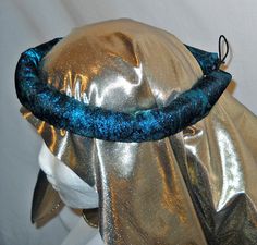 a close up of a hat on a mannequin's headdress