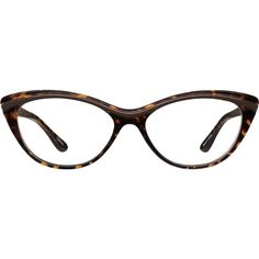 Glamorous Cat-Eye eyeglasses for a Wardrobe Boost Design: Classic cat-eye eyeglasses in a glossy tortoiseshell eyeglasses with an embossed browline detail offering a touch of glam. Material: Lightweight TR90 plastic. Fit: Sized for adults (small) with a universal bridge fit. Comfort: Weighing just 18 grams it ensures comfort for everyday wear. Lens: Comes with anti-scratch coating and UV protection. Suitable for progressive lenses not available for readers. Personalization: Custom engraving is available. | Zenni Women's Retro Cat-Eye Prescription Eyeglasses Tortoise Shell Plastic Vintage Cat Eye Glasses Zenni, Leopard Glasses Zenni, Eyeglasses Frames For Women Zenni, Cat Eye Eyeglasses Zenni, Cat Eye Glasses Frames Zenni, Stylish Glasses For Women Zenni, What Eye Glasses Fit My Face Shape, Best Eyeglass Frames Zenni, Cat Eye Glasses Frames Prescription Zenni