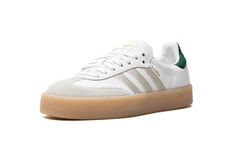 Sambae Women IF7162 Stadium Goods, White Green, Adidas Shoes, Gum, Size 7, Street Wear, Adidas, Sneakers, Green