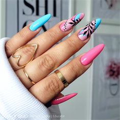 Long Nail Designs, Long Acrylic Nails Coffin, Glass Nails, Mehndi Designs For Fingers, Nail Bar, Dream Nails, Nail Art Hacks, Long Acrylic Nails