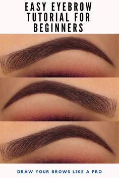 EASY EYEBROW TUTORIAL Eye Brows Shaping Tutorial, Shape Eyebrows Tutorial, How To Draw Your Eyebrows, How To Draw My Eyebrows, Brow Fill In Tutorial, How To Draw In Eyebrows, Eyebrow Tutorial For Light Eyebrows, Eye Brow Shaping Tutorial For Beginners, Easy Way To Do Eyebrows