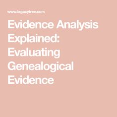 the words evidence analyses explain that there are two types of evidence in this text,