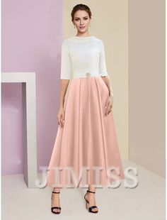 A-Line Mother of the Bride Dress Wedding Guest Elegant Vintage Jewelry – JiMiss Dresses