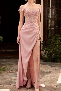 Dusty Pink Prom Dress Mermaid, Gowns Dresses Elegant, Prom Party, Prom Party Dresses, Evening Dresses Prom, Dress Designs, Office Wear