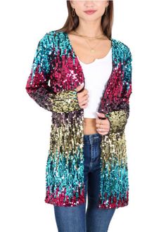 Great shopping ideas for Women's Sequin Jacket Open Front Coat Blazer Party Cocktail Outerwear Cardigan, Womens Coats Jackets Luxury Gold Blazer For Semi-formal Occasions, Cheap Sequined Outerwear For Fall, Cheap Sequined Winter Outerwear, Glitter Cardigan, Cocktails Party, Sequin Cardigan, Blazer Jackets For Women, Sequin Jacket, Casual Jackets