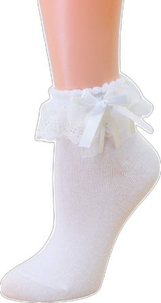 Princess Socks, Socks Lace, Ankle Socks Women, Lace Socks, Lace Ruffle, Ankle Socks, Shoes Jewelry, Shoe Jewelry, Socks