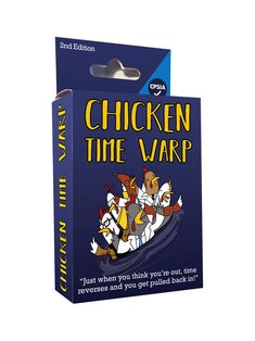 PRICES MAY VARY. The clock is ticking! Only one player will escape the time vortex! Chicken Time Warp is a kooky, fast-paced, elimination-style game that uses time travel to bring eliminated players back into the game over and over. Only the player who steals the Escape Pod card will win when the time is up! 🐔 WHAT IS IT? Chicken Chicken Time Warp is a party game for 3-6 players that takes around 30 minutes to play. 🐔 HOW'S IT DIFFERENT? It's a "last player standing wins" elimination style gam Time Travel Party, Ice Games, Escape Pod, Game For Adults, Fishing Cards, Color Puzzle, Adult Party Games, Time Warp, Travel Party