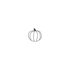 a black and white drawing of a pumpkin