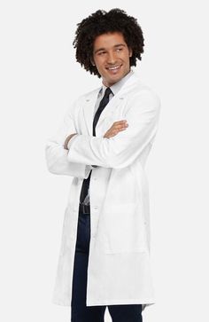 Clearance Unisex with Side Slit Openings 40" Lab Coat Emergency Bag, Massage Equipment, Professional Men, Hand Hygiene, Womens Scrubs, A Pencil, Montpellier