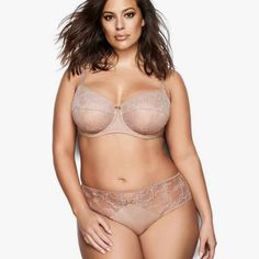 Brand New With Tags! R16-5-1 Ashley Graham Basic Hi Cut Plus Size Brief Panty Cappuccino Size X-Large Ashley Graham, City Chic, Body Goals, Cappuccino, Women's Intimates, Lingerie, Plus Size, Brand New, Tags