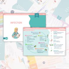 an info sheet with information about the different areas of people's health and hygiene