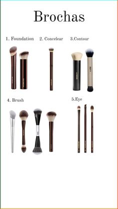 Makeup Brushes Aesthetic, Best Foundation Brush, Foundation Brushes, Makeup Things, Makeup Help, Dream Makeup, Fancy Makeup, Makeup Needs, Makeup Wishlist