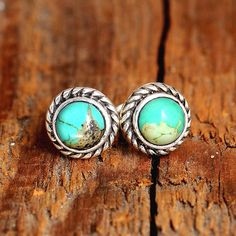 Awesome natural Turquoise stud earrings Simple yet unique boho earrings. Made of solid sterling silver. **Each stone is unique, the buyer will get a random beautiful Turquoise from the current collection.** Metal: Solid sterling silver Size: 8x8mm Gemstone: Turquoise Gemstone Color: Turquoise Gemstone size: 5x5mm ✈ Free Shipping (USPS) 🎁 Free Gift Box ↻ 60 Days Return ⌛ 24 Handling Time ** GET 15% OFF COUPON ** Visit 👉 boho-magic.com/join Join and get coupons, exclusive offers, updates, and mo Bohemian Turquoise Earrings Stamped 925, Dainty Earrings Silver, Cartilage Stud Earrings, Simple Statement Necklace, Silver Turquoise Earrings, Cartilage Earrings Stud, Turquoise Stud Earrings, Natural Stone Earrings, Ear Jacket Earring