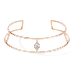 Messika Jewelry - Glam’Azone Skinny 6530 | Manfredi Jewels Bijoux Art Nouveau, Designers Jewelry Collection, Art Jewelry Design, Gold Jewelry Stores, Daily Jewelry, Diamond Jewelry Designs, Luxury Necklace, Art Nouveau Jewelry, Gold Choker Necklace