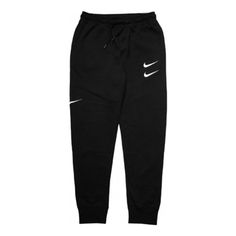 Nike Sportswear Swoosh Sweat Pants Nike Style, Sweat Pant, Sports Trousers, Black Sweatpants, Nike Fashion, Mens Joggers, Sweat Pants, Pants Black, Stylish Sneakers