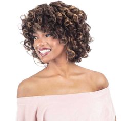 Shake N Go Natural Me Synthetic Hair Full Wig - FLEXI-ROD CURL BRAND: Shake N Go / Natural MeTYPE: Full WigSTYLE: CurlyMATERIAL: Synthetic Hair LENGTH: ShortHEAT RESISTANT: NoDYE/BLEACH/PERM: NoCOLOR SHOWN: HI-CHERRY, DARKGREY, HI-BROWN, HI-GINGER, 1B Shake N Go Natural Me - Flexi-Rod Curl is a taped curl wig that comes in a natural texture and natural volume that looks and feels like your own hair! Flexi-Rod Curl is also lightweight with great volume! Flexi Rod Curls, Curl Wig, Full Wig, Remy Hair Weave, Hair Closure, Half Wigs, Going Natural, Human Braiding Hair, Full Wigs