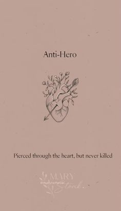 the front cover of an anti - hero book