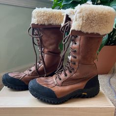 Ugg Australia Adirondack Iii Waterproof Tall Boot (Women) Waterproof Snow Boots Women’s 6. Great Condition, Only Worn A Few Times. Waterproof These Boots Made Me Wish I Lived In A Colder Climate And Had More Reasons To Use Them. They Are So Warm. Women Snow Boots, Waterproof Snow Boots, Tall Boot, Snow Boots Women, Boots Women, Ugg Australia, Tall Boots, Womens Uggs, Winter Rain