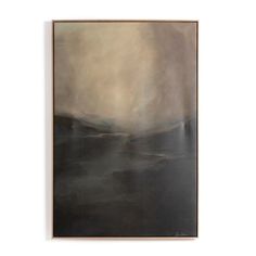 Fog I by Lauren Fuhr Front Facing View Four Hands Ordinary Life, Over The Hill, Floater Frame, The Hills, Inspired By Nature, Floater Frames, Austin Texas, White Oak, Canvas Material