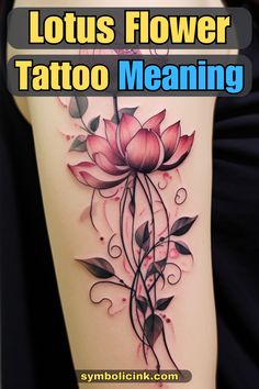 Lotus Flower Tattoo Meaning Eternal Beauty, Flower Tattoo Designs, The Lotus