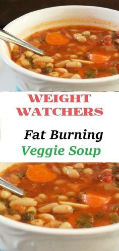 Weight Watcher Vegetable Soup, Fat Burning Soup, Weight Watchers Meal Plans, Weight Watchers Soup, Weight Watchers Recipes Desserts, Weight Watcher Dinners, Vegetable Soup Recipes, Veggie Soup, Weight Watchers Diet