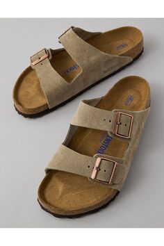 Double buckle straps/Molded footbed/EVA sole/Not Eligible For Promotions | Only Ships Within The USA Birkenstock Men, White Jeans Men, Aerie Bras, Athletic Fit Jeans, Dream Jeans, Jean Trends, Curvy Jeans, Boot Brands, Eva Sole