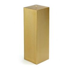 a gold candle holder on a white background