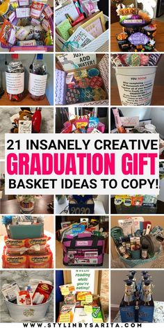 graduation gift basket ideas to copy