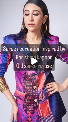 Kurti From Old Saree, Outfit From Old Saree, Saree Celebrity, Heavy Saree, Co Ords Outfits, Inspirational Celebrities, Saree Look, Designer Dresses Indian, Designer Dress