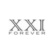 the logo for xxxii forever is shown in grey and black on a white background