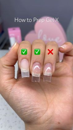 What is this audio 🥲 prep your gel x #nails Gel X Nails, X Nails, Nail Techniques, Nail Prep, Gel Tips, Nailed It, Nail Pro, Nails Magazine, Nails On Fleek